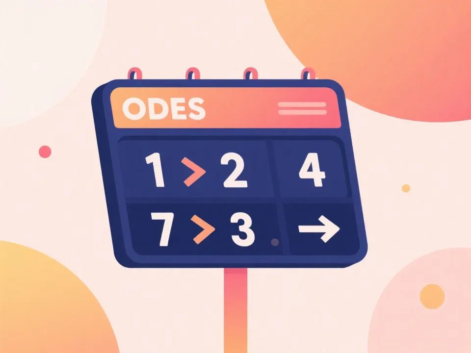 赔率与盘口变化示意图